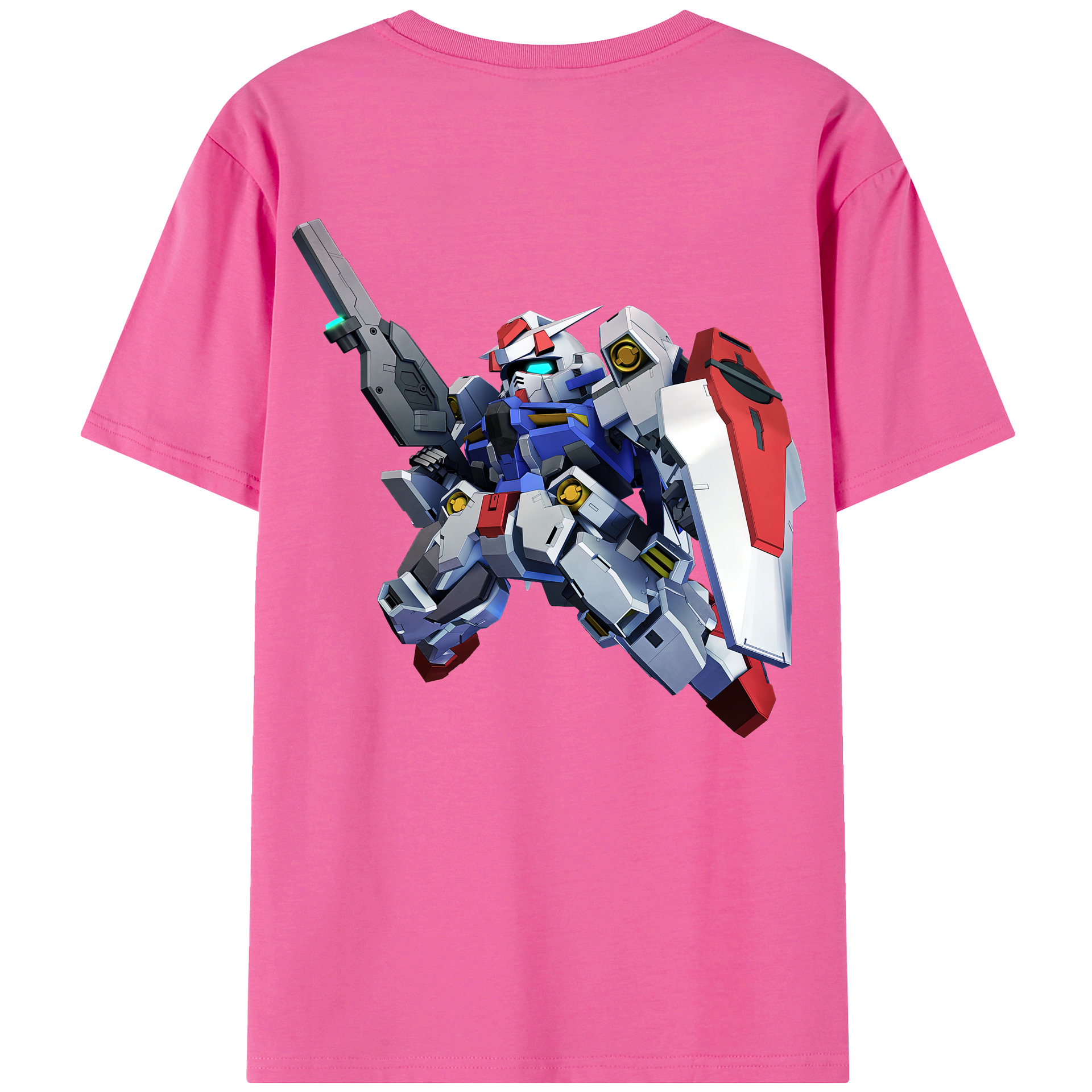 （画像用） 機動戦士ガンダム Mobile Suit Gundam レディース半袖Tシャツ(バックプリント)